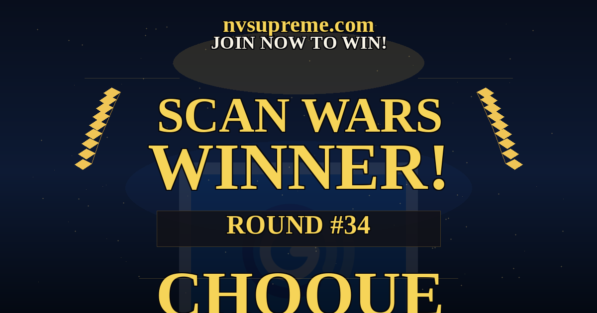 Scan Wars Winner Image